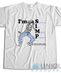 I’m a SIMP (Skeleton In Magic Pajamas) T-Shirt Size S-3XL
