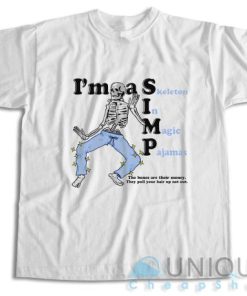 I’m a SIMP (Skeleton In Magic Pajamas) T-Shirt Size S-3XL
