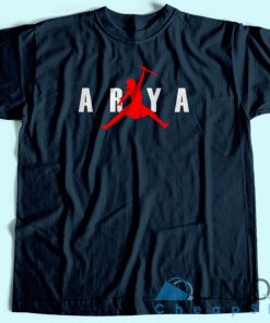 Jordan Arya Stark Air Jump Parody T Shirt Size S – 3XL Custom T-Shirt