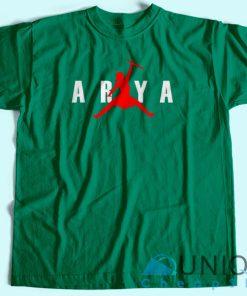 Jordan Arya Stark Air Jump Parody T Shirt Size S – 3XL Custom T-Shirt