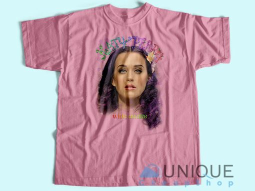 Katy Perry Wide Awake T-Shirt Unisex Tee Shirt Printing Size S-3XL