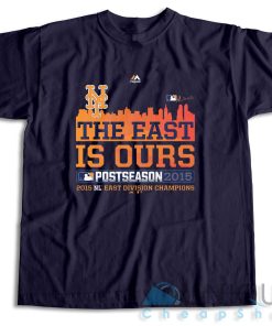 Majestic New York Mets 2015 The East Is Ours T-Shirt Size S-3XL