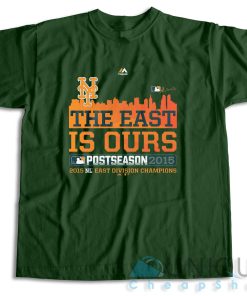 Majestic New York Mets 2015 The East Is Ours T Shirt Size S 3XL 3