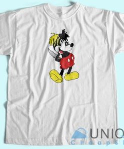 Mickey Mouse Dagger T Shirt Unisex Custom Tee Shirt Printing 4