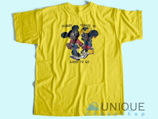 Mickey and Minnie Mouse T-shirt Unisex Custom Tee Shirt Printing