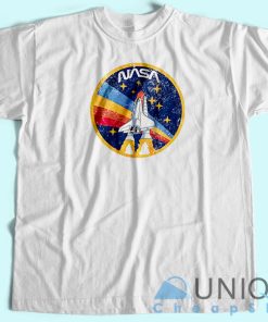NASA Retro Rocket T-Shirts Adult For Women Or Men