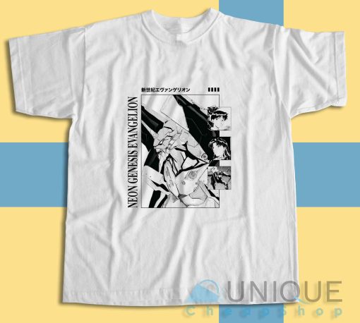 Neon Genesis Evangelion T-Shirt Size S-3XL