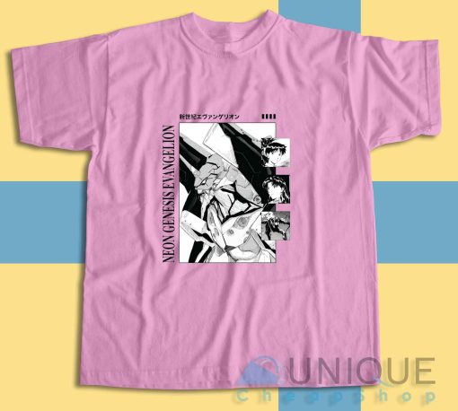 Neon Genesis Evangelion T-Shirt Size S-3XL