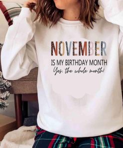 New November Is My Birthday Shirt, November Girl Shirt New November Is My Birthday Shirt, November Girl Shirt