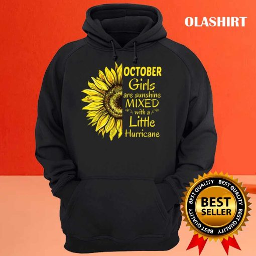 New Queen Was Born In October Funny Sunflower Birthday