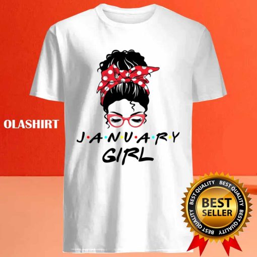Official January Girl Awesome Birthday Gift T-shirt , Trending Shirt