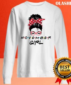 Official November Girl Awesome November Birthday Gift T-shirt