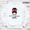Official Octeber Girl Gift Awesome Girl Octeber Birthday T-shirt