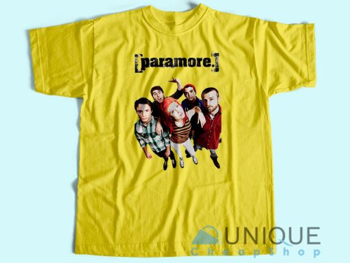 Paramore Vintage T-Shirt Unisex Tee Shirt Printing Size S-3XL