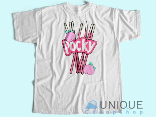 Pocky Snack T-Shirt Unisex Tee Shirt Printing Size S-3XL