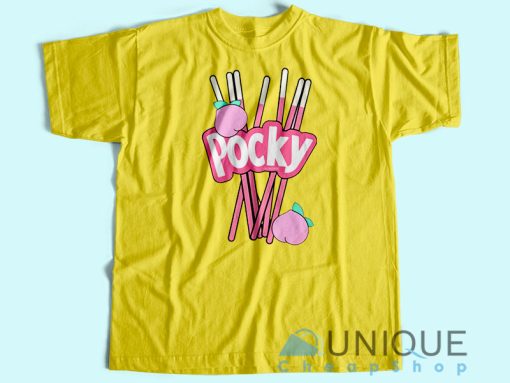 Pocky Snack T-Shirt Unisex Tee Shirt Printing Size S-3XL