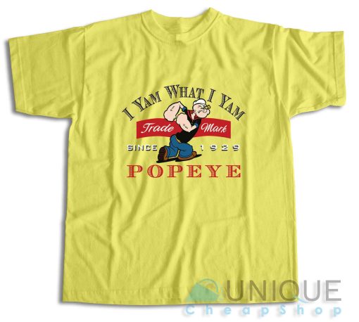 Popeye I Yam What I Yam T-Shirt