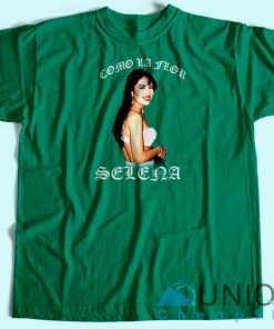 Selena Como La Flor Vintage T-shirt Unisex Custom Tee Shirt Printing
