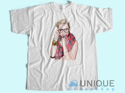 Sexy Miley Cyrus T-Shirt Unisex Tee Shirt Printing Size S-3XL