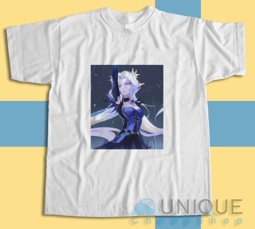 Shop Anime Girl Iseria Epic Seven T-Shirt Size S-3XL