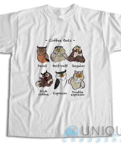 Shop Coffee Owls T-Shirt