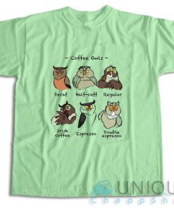 Shop Coffee Owls T-Shirt
