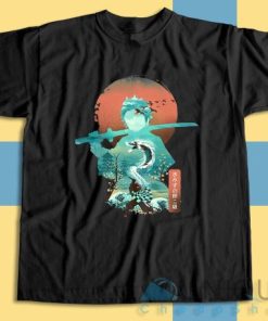 Shop Demon Slayer Ukiyo E Breath Of Water T Shirt Size S 3XL 3
