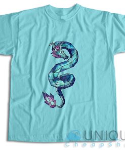 Shop Geometric Galaxy Dragon T-Shirt