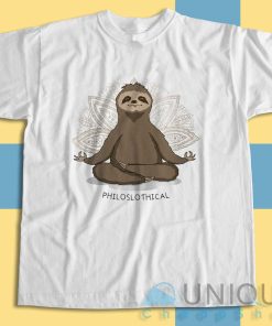 Shop Philoslothical Sloth Yoga T-Shirt