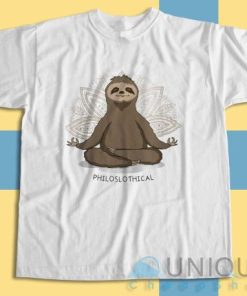 Shop Philoslothical Sloth Yoga T-Shirt