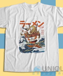 Shop The Great Ramen Off Kanagawa T-Shirt Size S-3XL