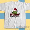 Shop for Grinch Merry Christmas T-Shirt Size S-3XL