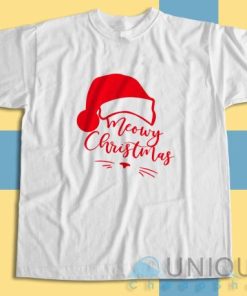 Shop high quality unique Meowy Christmas T-Shirt Size S-3XL 2 Shop high quality unique Meowy Christmas T Shirt Size S 3XL 3