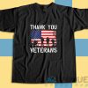 Shop high-quality unique Thank You Veterans T-Shirt Size S-3XL
