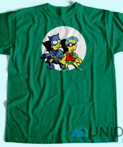 Simpson Bartman & Robhouse T-Shirt Unisex Custom Tee Shirt Printing