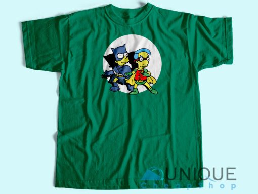 Simpson Bartman & Robhouse T-Shirt Unisex Custom Tee Shirt Printing