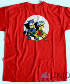 Simpson Bartman Robhouse T Shirt Unisex Custom Tee Shirt Printing 3