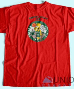 Simpson Boston Celtics T-Shirt Unisex Custom Tee Shirt Printing