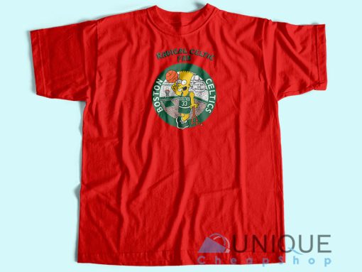 Simpson Boston Celtics T-Shirt Unisex Custom Tee Shirt Printing