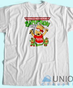 Simpson TMNT T-Shirt Unisex Custom Tee Shirt Printing