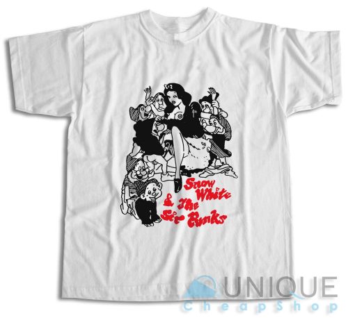 Snow White and the Sir Punks T-Shirt Size S-3XL