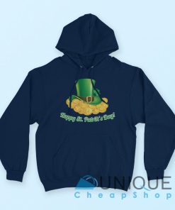 St Patricks Day Coins and Hat Hoodie Size S,M,L,XL,2XL,3XL