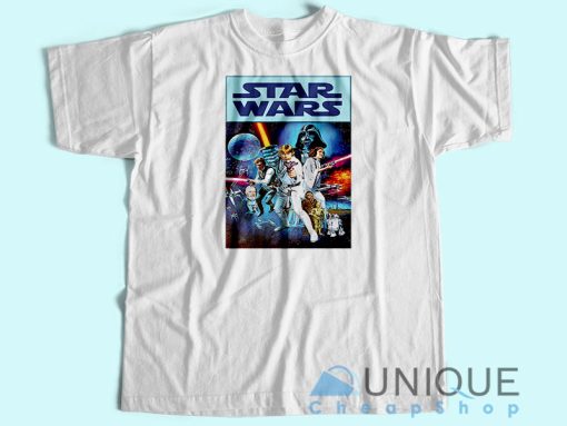 Star Wars 40th Anniversary T-Shirt Unisex Tee Shirt Printing Size S-3XL