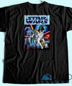 Star Wars 40th Anniversary T-Shirt Unisex Tee Shirt Printing Size S-3XL