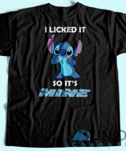 Stitch I Licked T-Shirt Unisex Custom Tee Shirt Printing