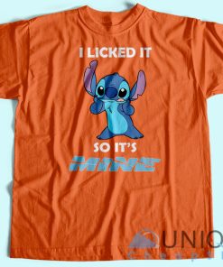 Stitch I Licked T-Shirt Unisex Custom Tee Shirt Printing
