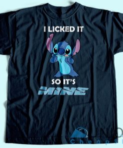 Stitch I Licked T Shirt Unisex Custom Tee Shirt Printing 3