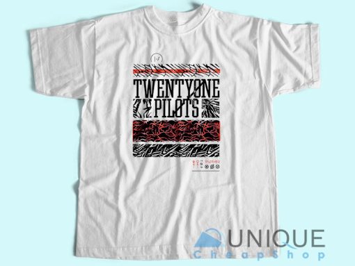 Twenty One Pilots Logo T Shirt Size S – 3XL Custom T-Shirt