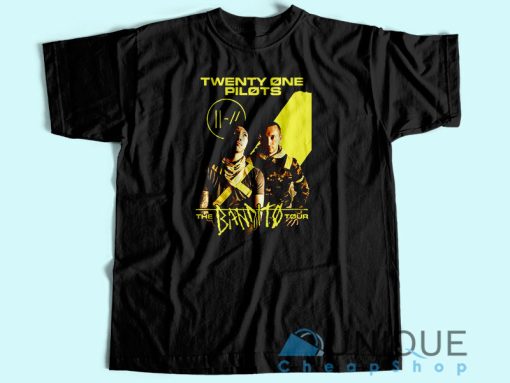 Twenty One Pilots The Bandito Tour 2018 T-Shirt Size S – 3XL