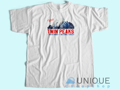 Twin Peaks Ghostwood T-Shirt Unisex Custom Tee Shirt Printing